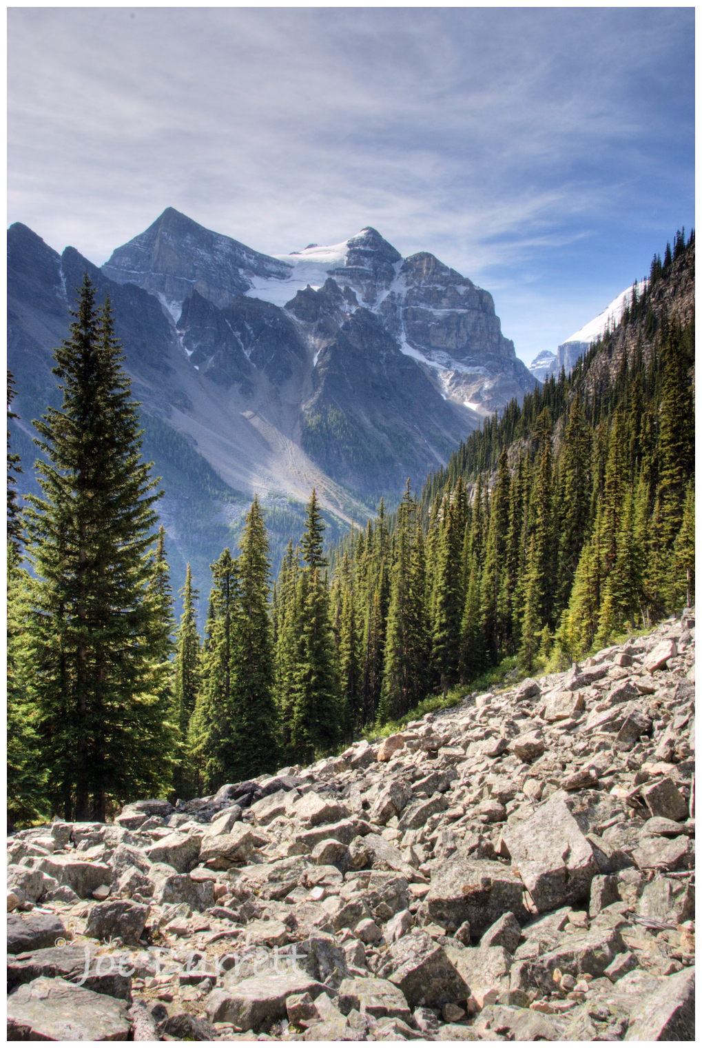  Above Lake Louise, Canadian Rockies.  