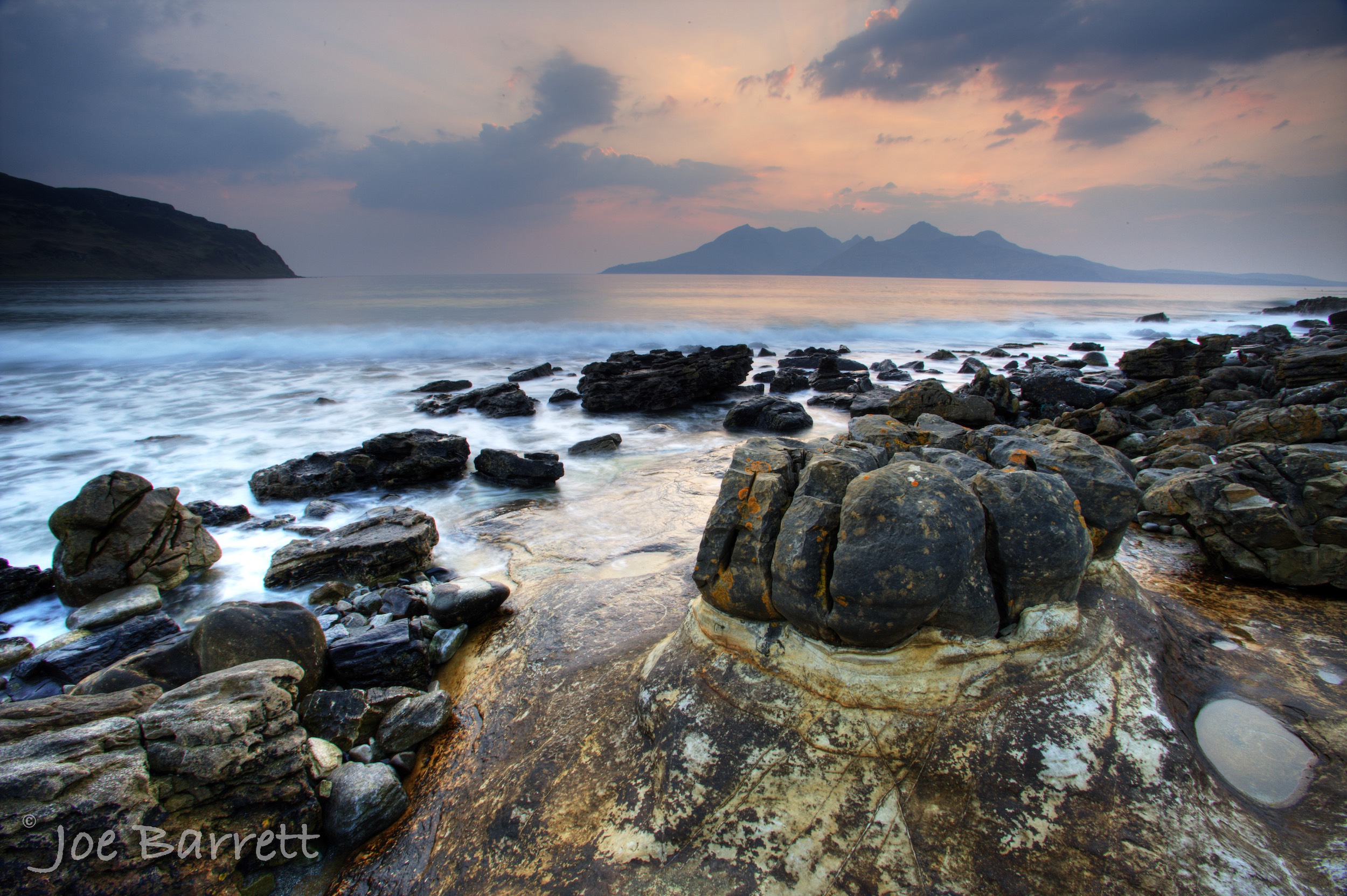  Eigg, looking towards Rhum. 